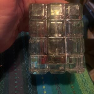 Lead Crystal Candle Holder
